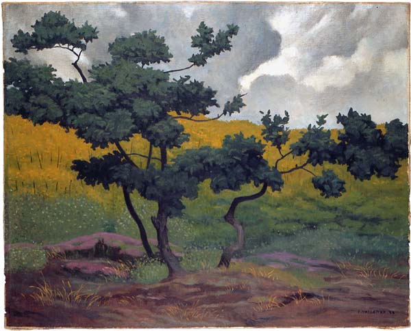 Landscape made of wood - 1918