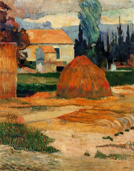 Landscape near Arles - 1888