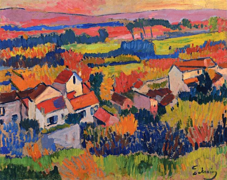 Paysage près de chatau - 1904