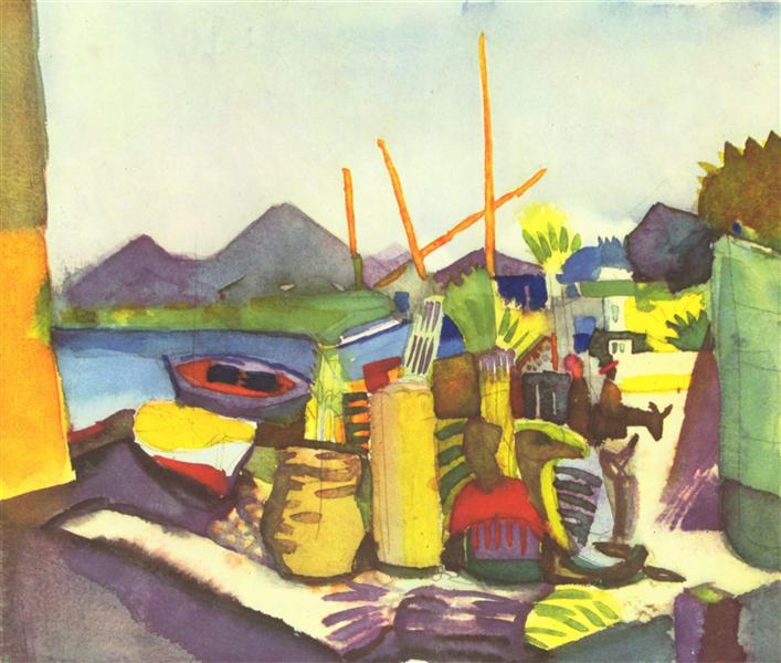 Landschaft in der Nähe von Hammamet - 1914