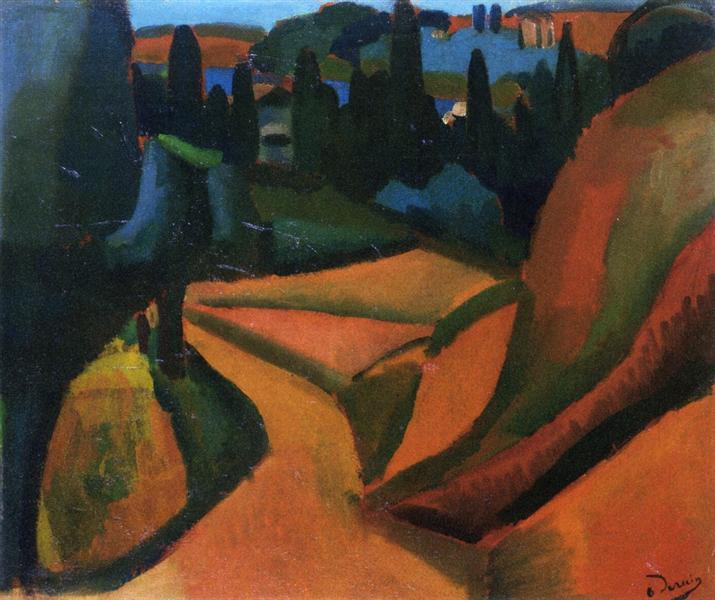 Landschaft in der Nähe von MARTIGUES - 1908