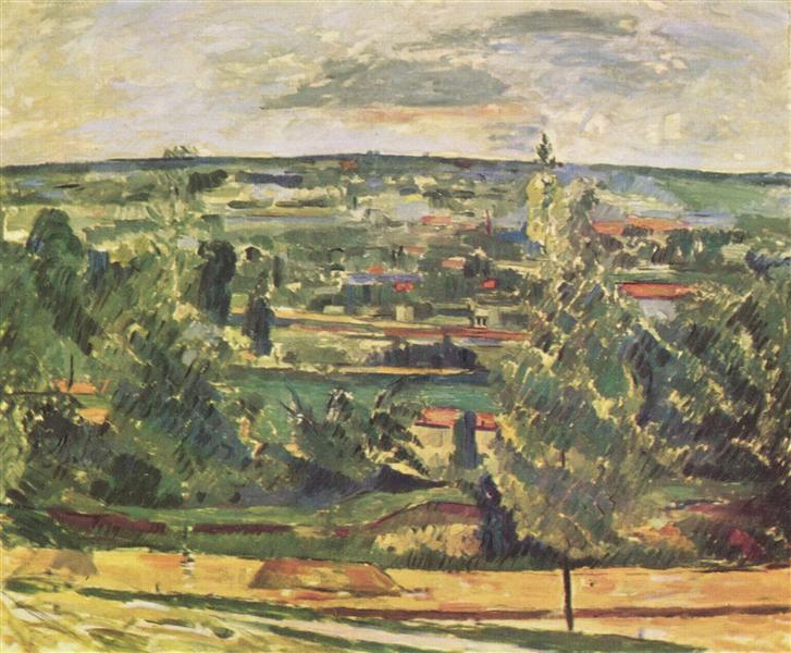 Paysage du Jas de Bouffan - 1885