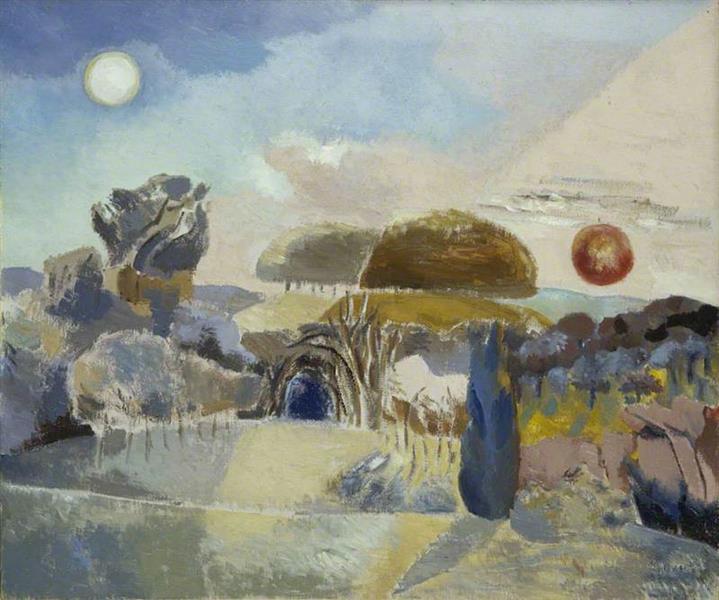 Frühling Equinox Landschaft (III) - 1944