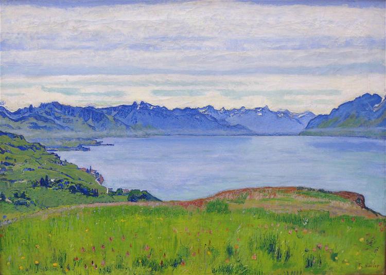 Landschaft am Lake Lemán - 1906