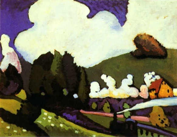 Paisaje Con Locomotora De Vapor - 1909