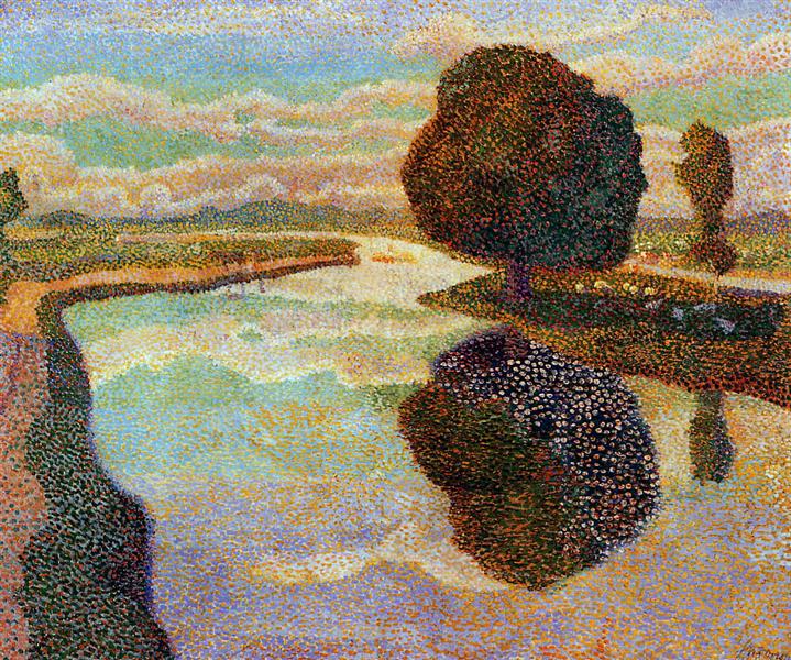 Landschaft mit Kanal - 1894