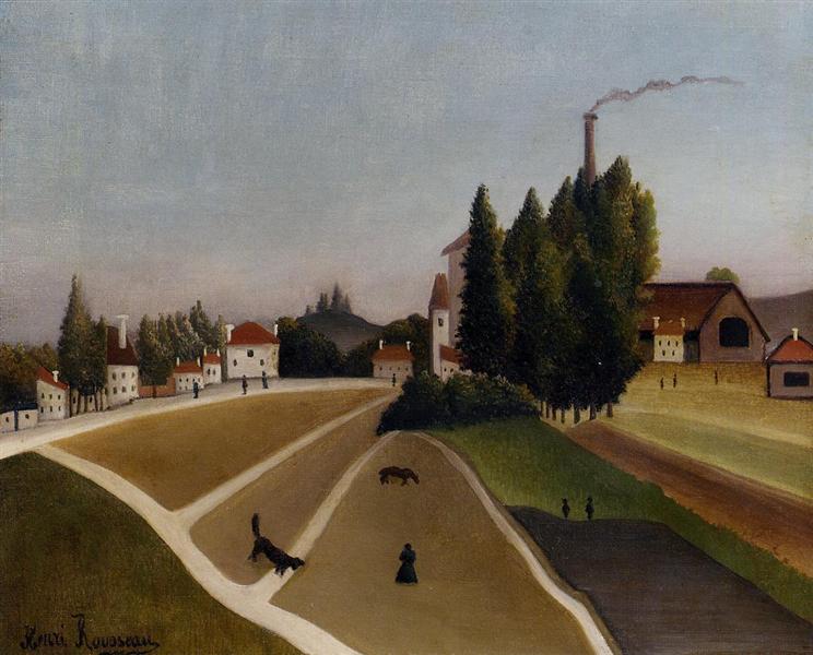 Paisaje Con Fábrica - 1906