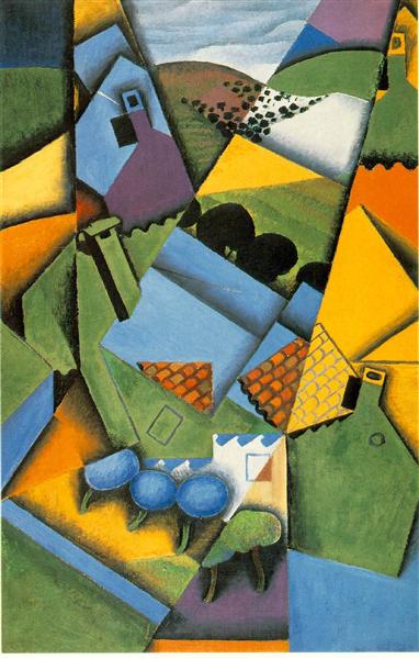 Landscape with a house in Ceret - 1913