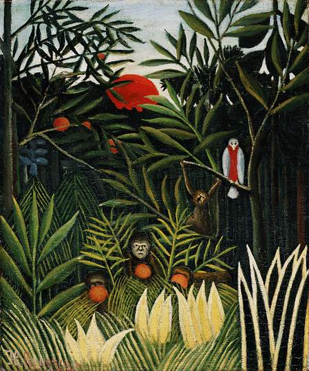 Paisagem com macacos - 1908