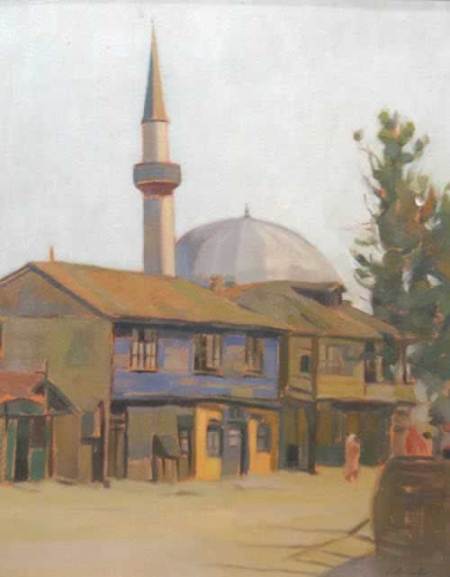 Paysage de la mosquée