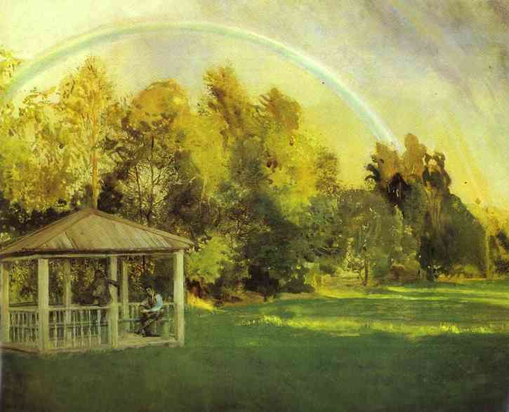 Landschaft mit Pavillon - 1897