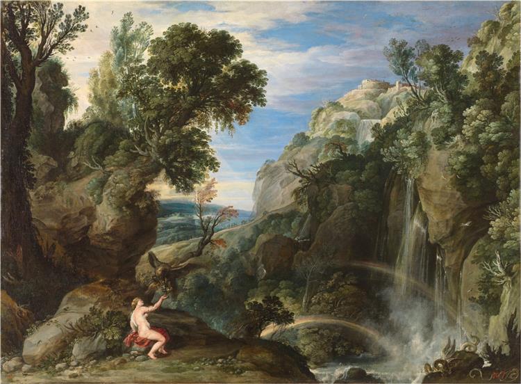 Landschaft mit Psyche und Jupiter - 1610