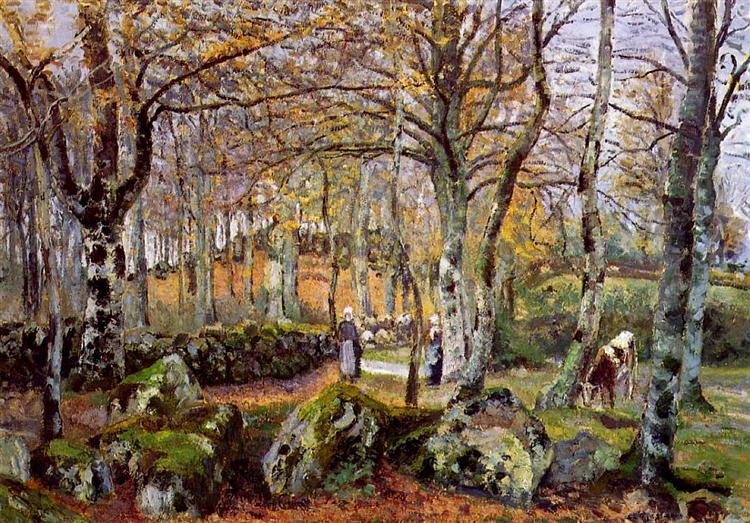 Paisaje Con Rocas - Montfoucault - 1874