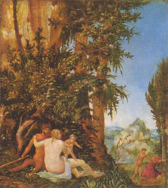 Landscape with satyrfamilie - 1507