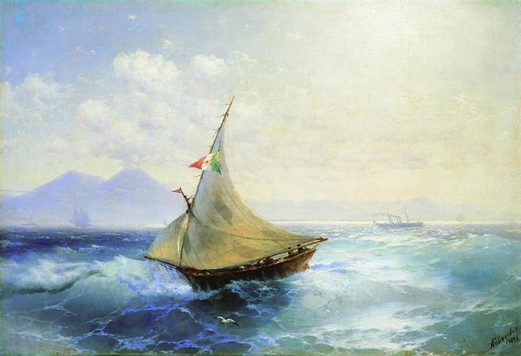 Paesaggio con il Vesubio - 1896