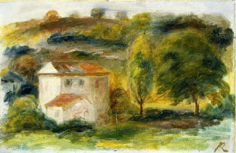 Paisaje Con La Casa Blanca - 1916