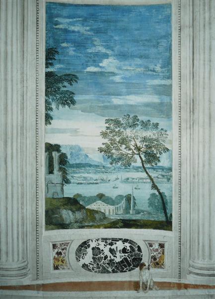 Krajobraz (świeży z Villa Barbaro) - 1565