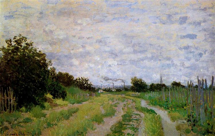 Argenteuil Vineyard Lane - 1872