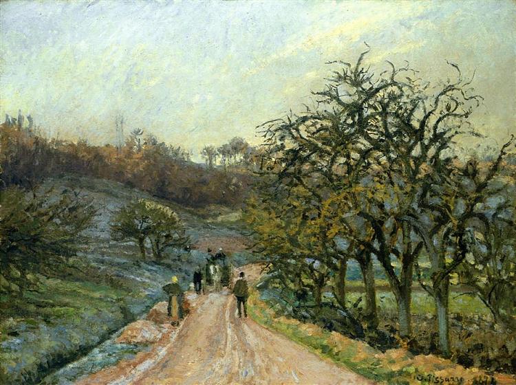 Apple Tree Street Near Osny - Pontoise - 1874