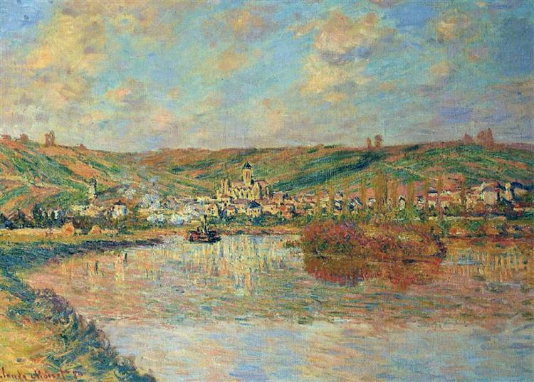 Tarde em Vetheuil - 1880