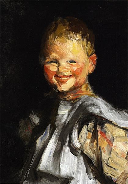 Child laughing - 1907