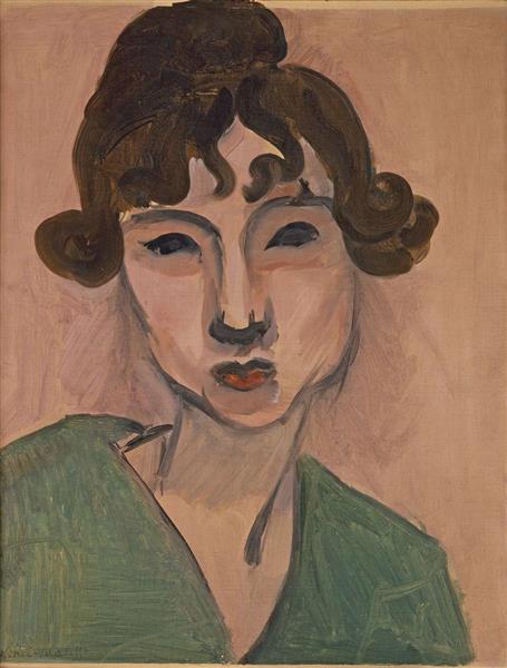 Laurette mit Chal Verde 1917