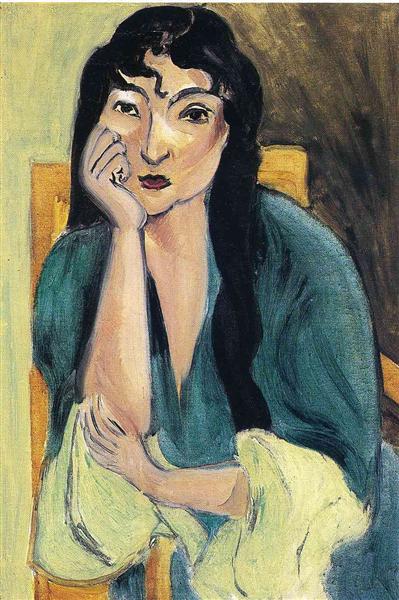 Laurette en verde 1917