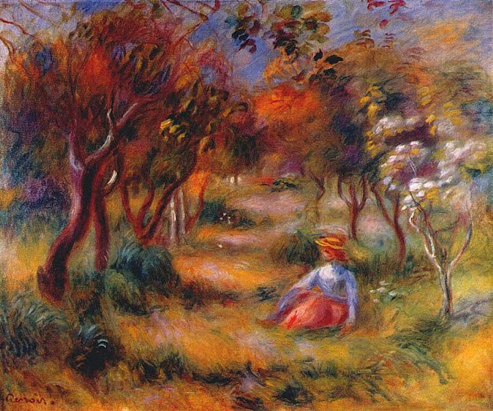 El Jardín De La Poste (Cagnes) - 1906