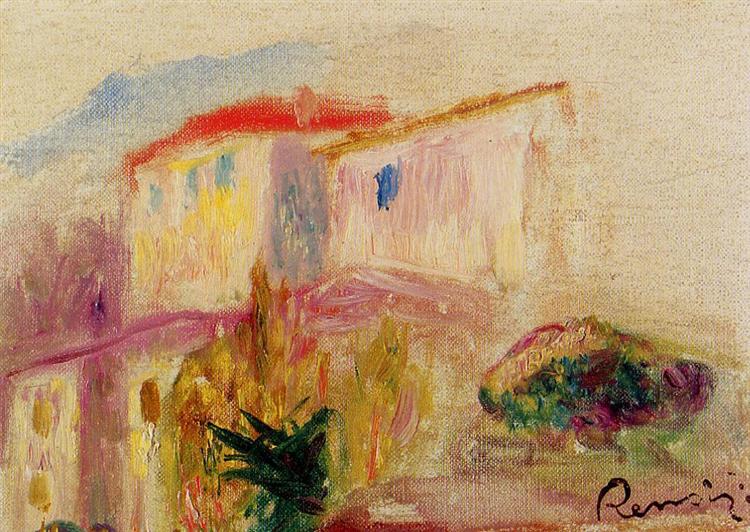 I Post in Cagnes (Study) - 1905