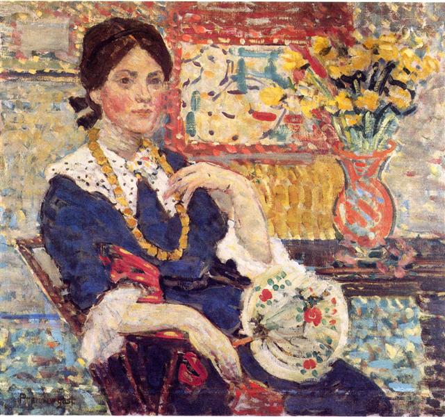 Le Rouge Retrato De La Señorita Edith King - 1913