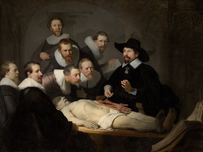 Anatomi -lektionen af ​​Dr. Nicolaes tulp