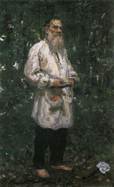 León Tolstoi Descalzo -1891