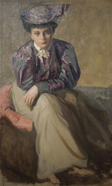 Retrato De Zofia Cybulska, De Soltera Soko?owska - 1903