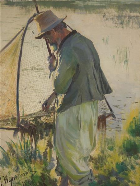 A fisherman - 1896