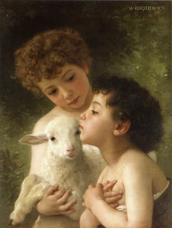 Los Niños En L&#39;Agneau - 1879