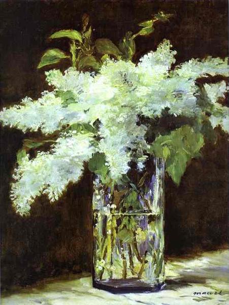 Lilas dans un verre - 1882