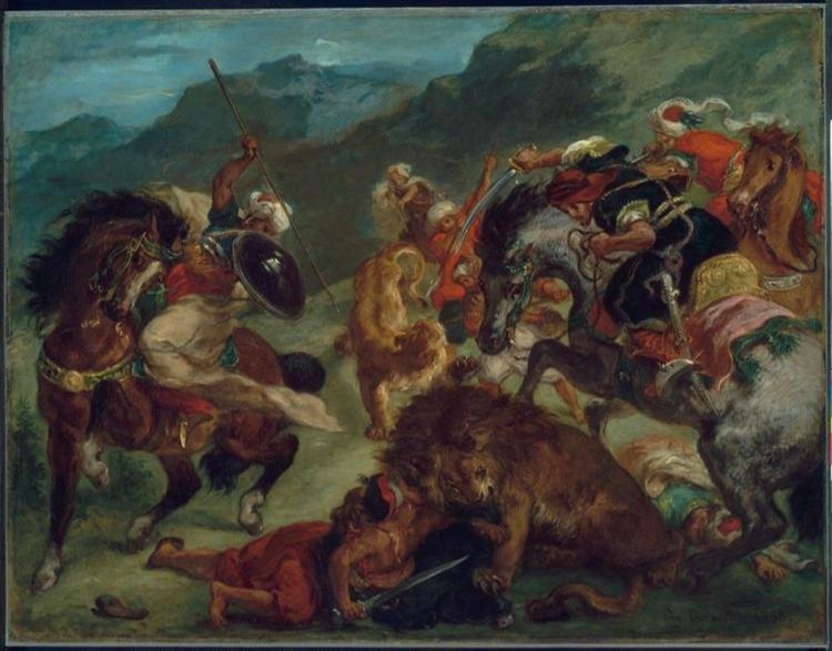 Lion Hunt - 1858