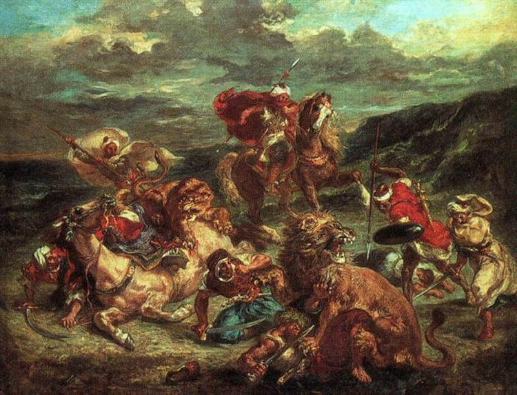 Lion Hunt - 1861