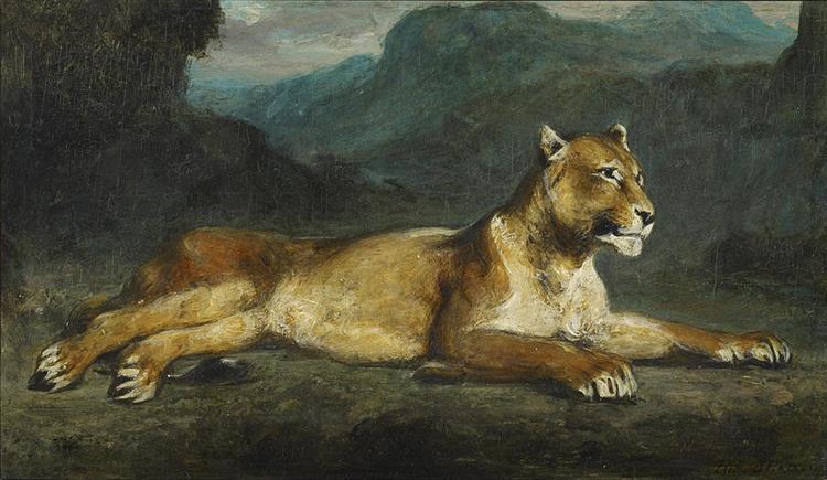 Reclined Leone - 1855