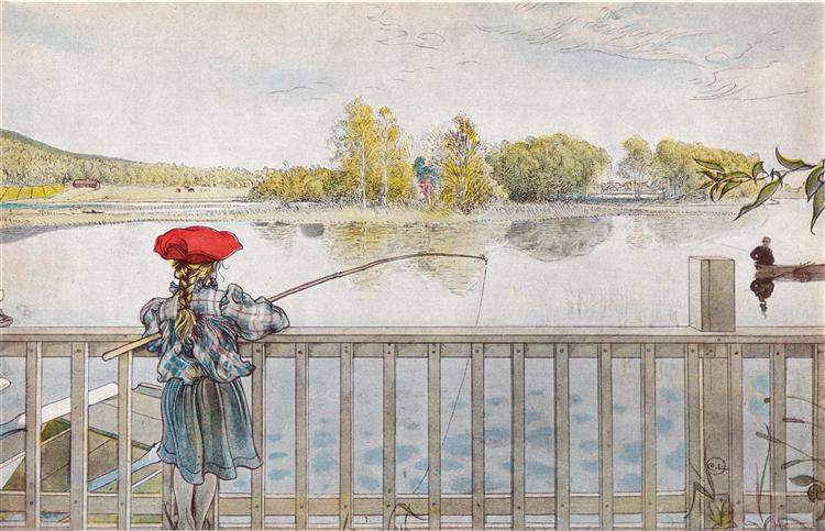 Lisbeth fishing - 1898