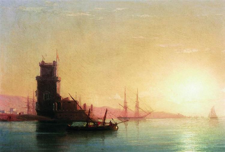 Lisbon. Dawn - 1860