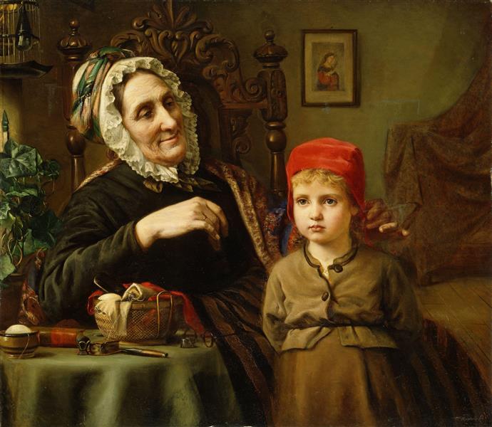 Red Little Red Riding Hood - 1872