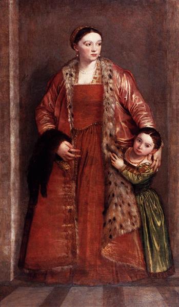 Livia Da Porto Thiene Y Su Hija Porzia - 1552