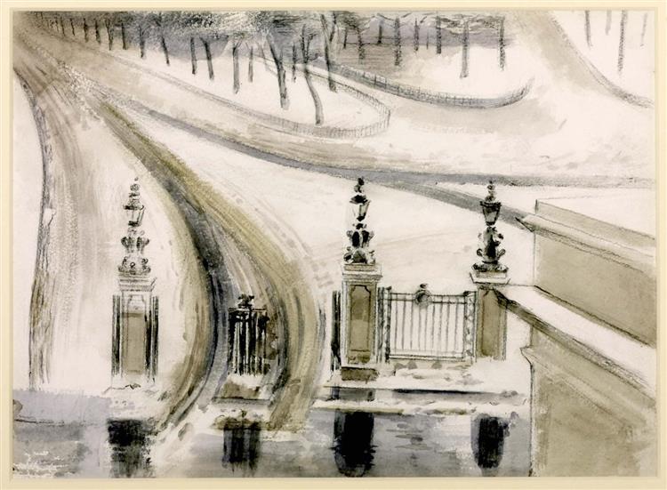 Londres. Scène d'hiver - n ° 2 - 1940