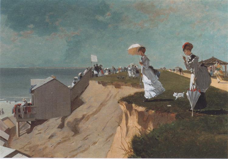 Na praia - Long Branch - Nova Jersey - 1869