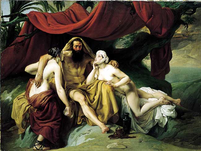 Lot and His Daughters - 1833