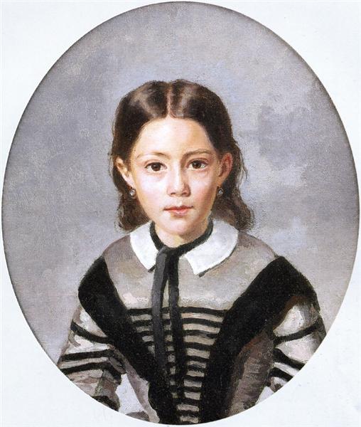 Louise Laure Baudot at age nine - 1844