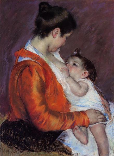 Louise allaiter son fils - 1898