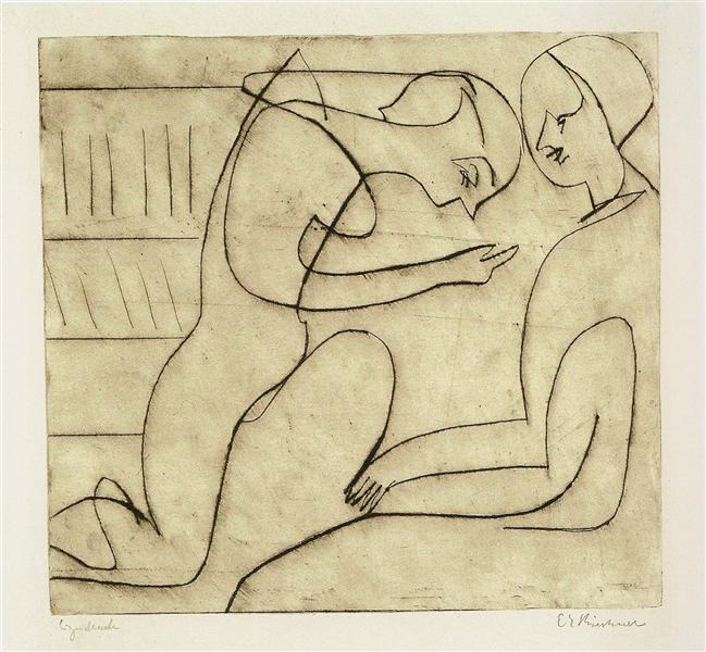 Lovers au Bibliothek - 1930