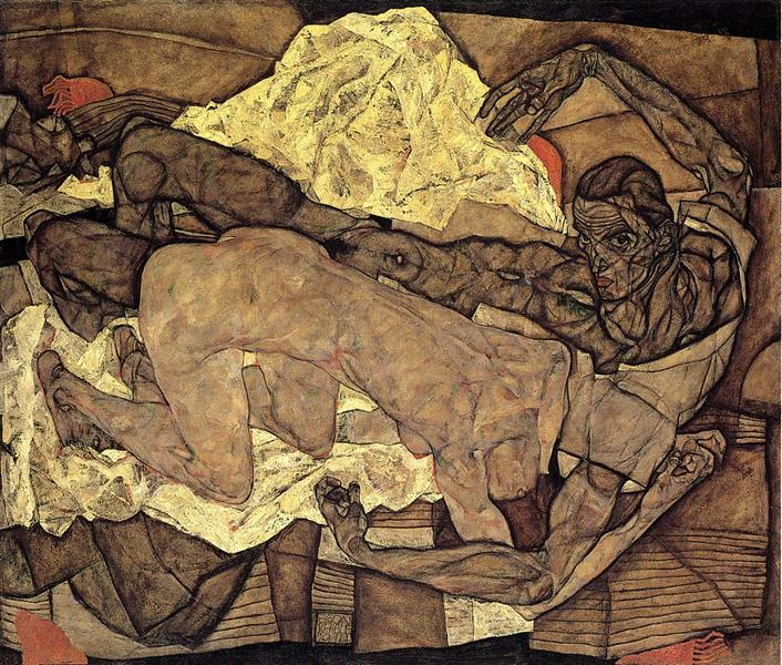 Lovers Man and Woman - 1914